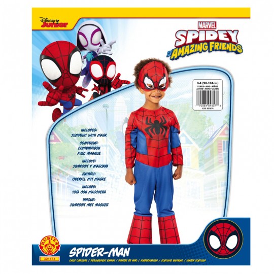 Déguisement classique Spidey 3-4 ans - Rubies Kidrobot - 2