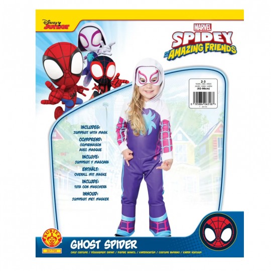 Déguisement classique Ghost Spider 3-4 ans - Rubies Kidrobot - 2