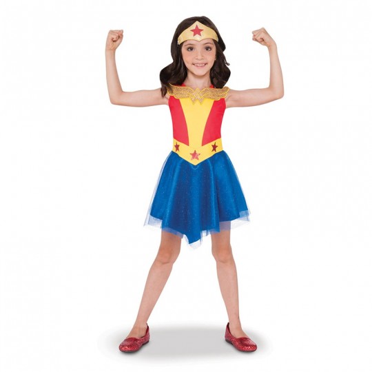 Robe Tutu Wonder Woman + Tiare 5-6 ans - Rubies Rubies - 1