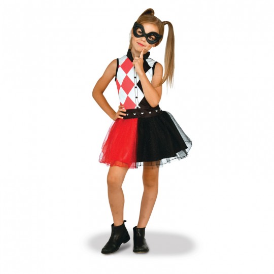 Robe Tutu Harley Quinn + loup 5-6 ans - Rubies Kidrobot - 1