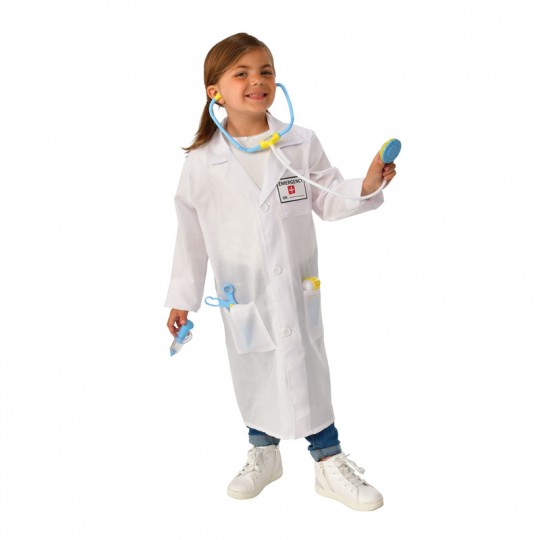 Kit Role Play Docteur Top + Stétoscope + Marteau + Seringue + Ciseaux 5-8 ans - Rubies Rubies - 1