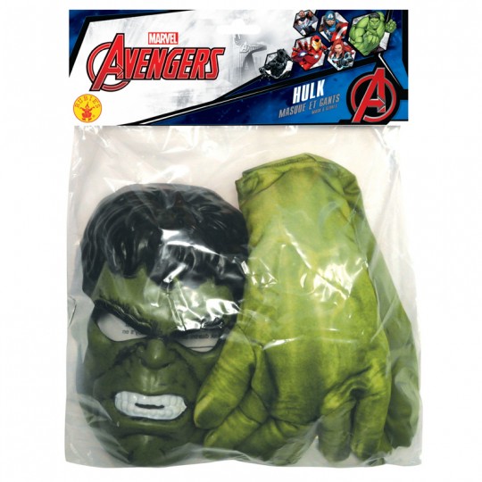 Set masque Hulk + gants géants - Rubies Rubies - 2