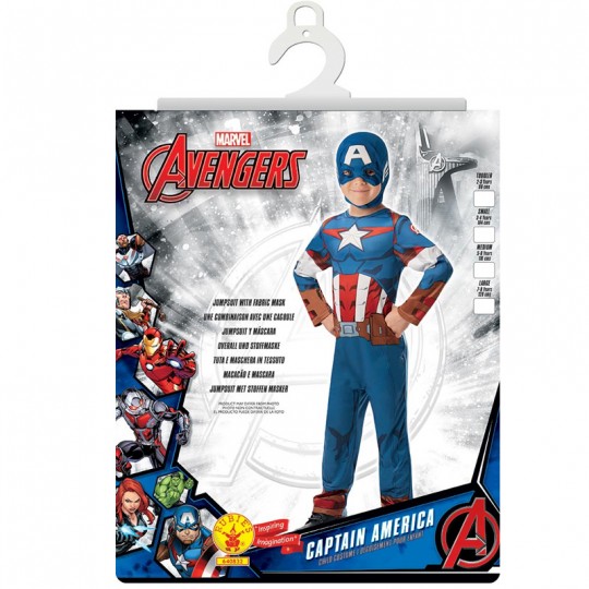 Déguisement classique Captain America 3-4 ans - Rubies Rubies - 2