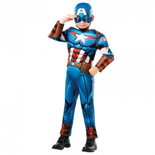 Déguisement luxe Captain America 3-4 ans - Rubies Rubies - 1