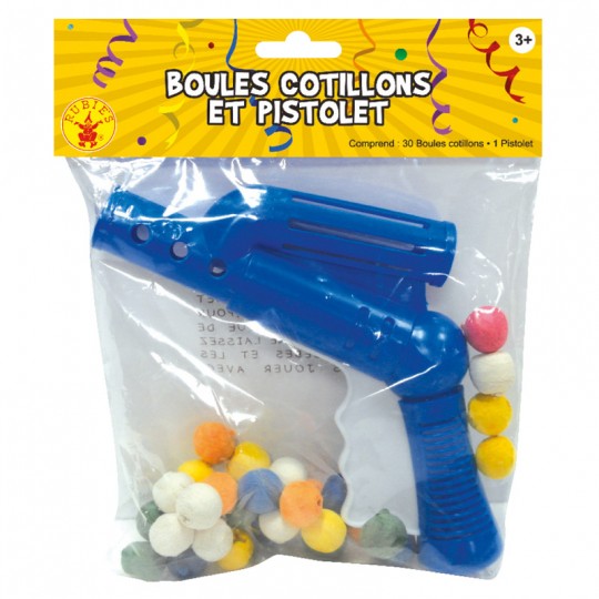 Pistolet et boules cotillon - Rubies Rubies - 1