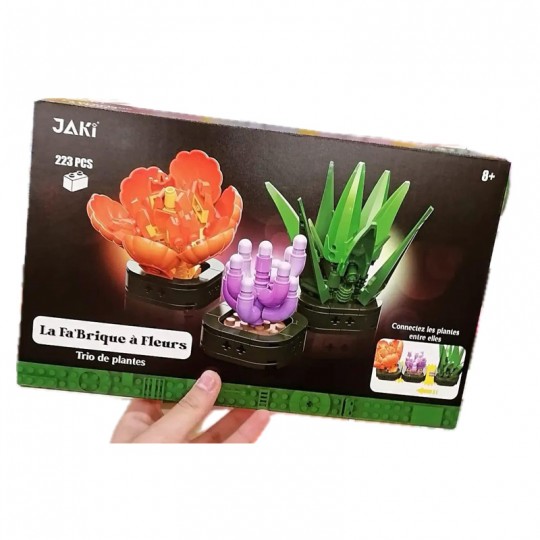 La Fa'Brique à Fleurs : Trio de plantes 223 pcs - JAKI Jaki - 1