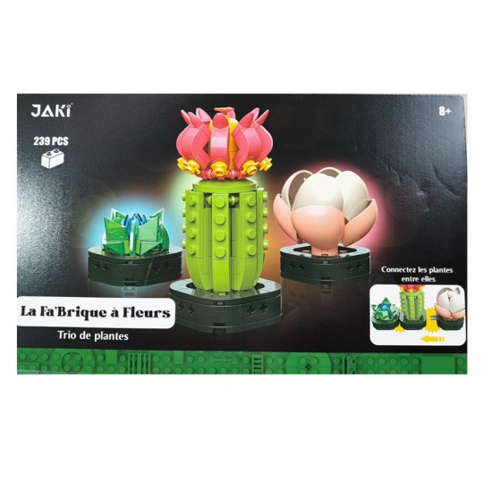 La Fa'Brique à Fleurs : Trio de plantes 239 pcs - JAKI Jaki - 1