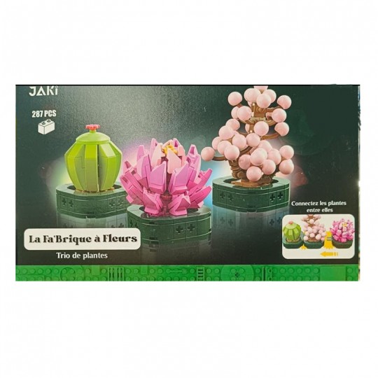 La Fa'Brique à Fleurs : Trio de plantes 287 pcs - JAKI Jaki - 1