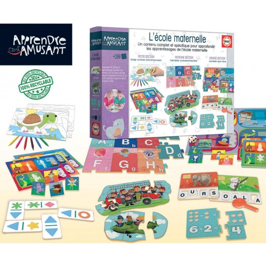 Kit Ecole Maternelle - Apprendre C'est Amusant - Educa Educa - 3