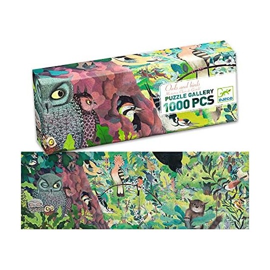 Puzzle Gallery 1000 pcs Owls and birds - Djeco Djeco - 6