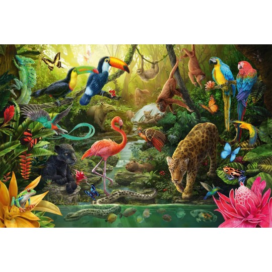 Puzzle 150 pcs Habitants de la jungle - Puzzles Schmidt Schmidt - 2