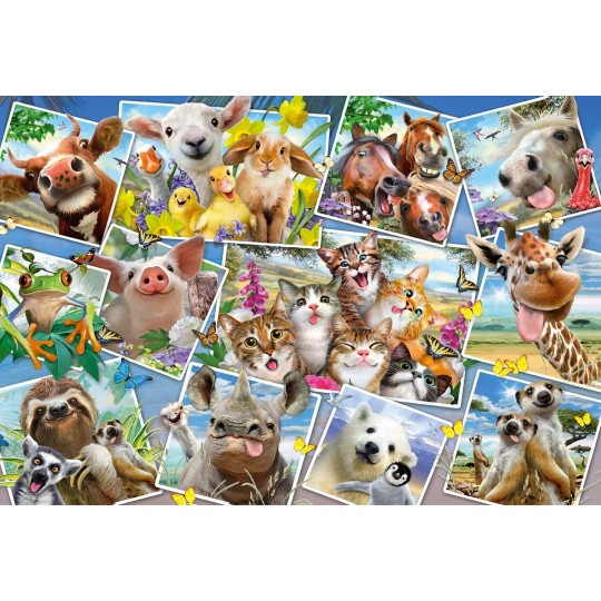 Puzzle 200 pcs Selfies Animaux - Puzzles Schmidt Schmidt - 2