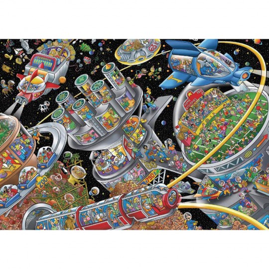 Puzzle 1000 pcs Colonie Spatiale - Puzzles Schmidt Schmidt - 2