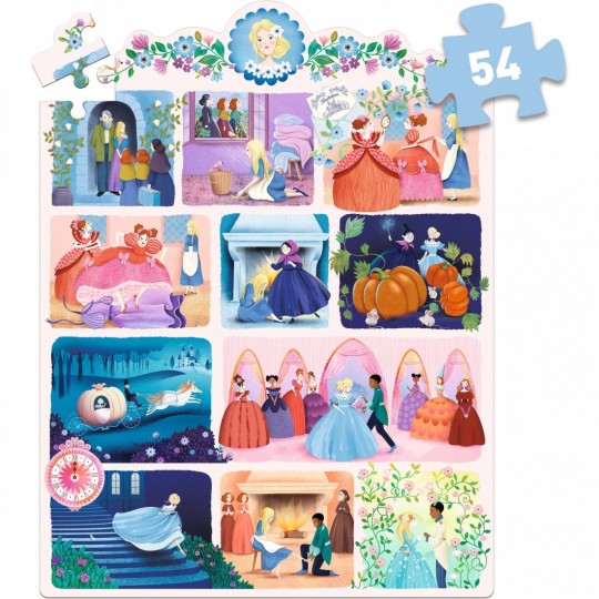 Syory Puzzle 54 pcs Cendrillon - Djeco Djeco - 2