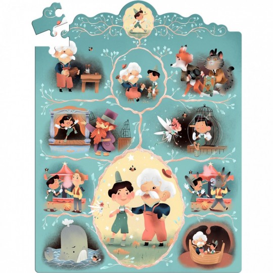 Story Puzzle 54 pcs Pinocchio - Djeco Djeco - 4