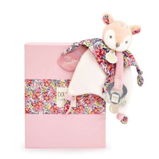 BOH'AIME : Doudou attache sucette Faon 20 cm - Doudou et compagnie Doudou et compagnie - 3