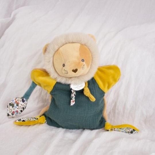 BOH'AIME : Doudou Marionnette Lion 25 cm - Doudou et compagnie Doudou et compagnie - 2