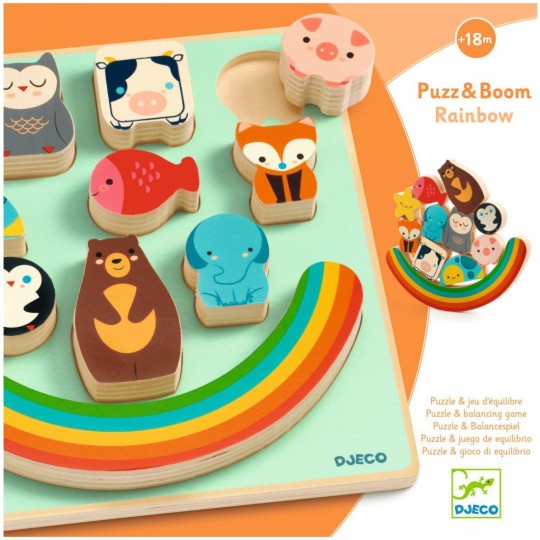 Puzzle 11 pcs Puzz & Boom Rainbow - Djeco Djeco - 6