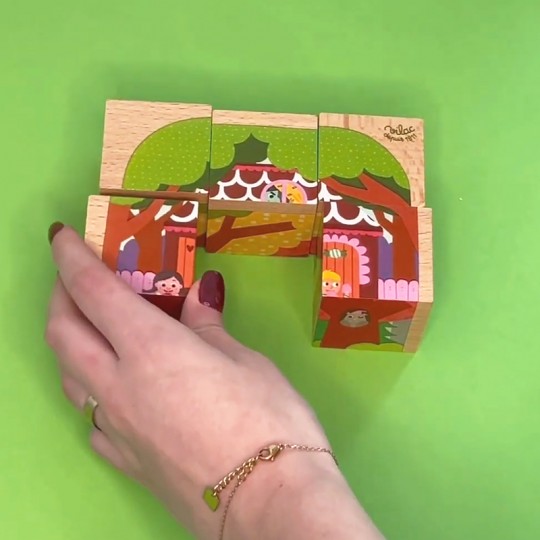 Cubes en bois Les Contes - Vilac Vilac - 2