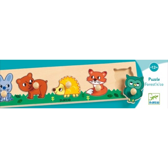 Puzzle en bois Forest'n'co Djeco - 5