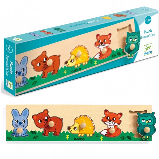 Puzzle en bois Forest'n'co Djeco - 1