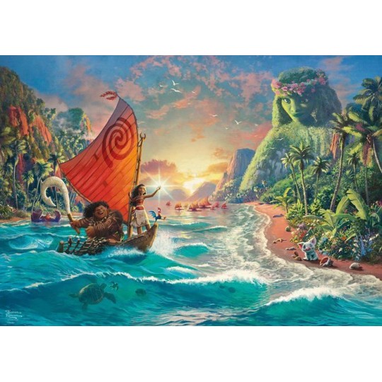 Puzzle 1000 pcs Disney, Vaiana, Moana - Puzzles Schmidt Schmidt - 2