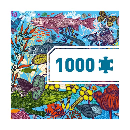 Puzzle gallery - Land and Sea - 1000 pcs Djeco - 2