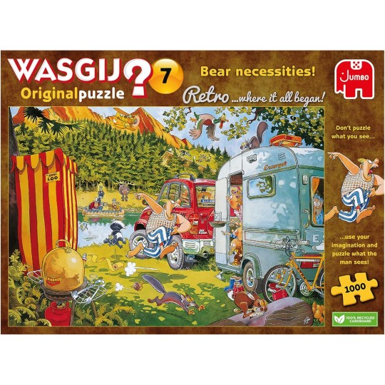 Puzzle Wasgij Retro Original 7 Bear necessities ! 1000 pcs - Jumbo Dujardin - 3