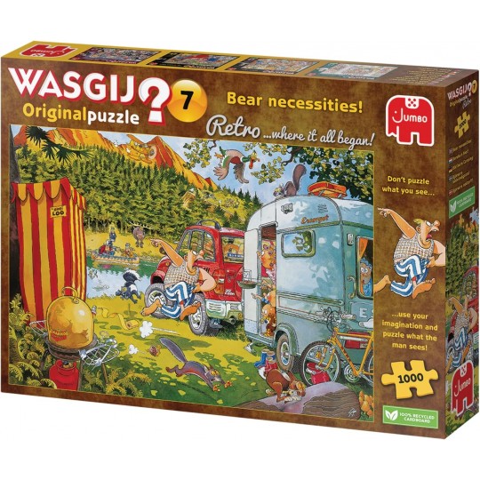 Puzzle Wasgij Retro Original 7 Bear necessities ! 1000 pcs - Jumbo Dujardin - 4