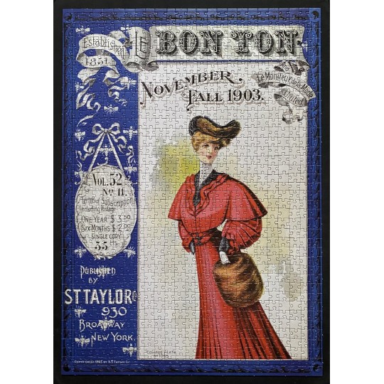 Puzzle Le Bon Ton, Magazine 1903 - 1000 pcs Piatnik - 2