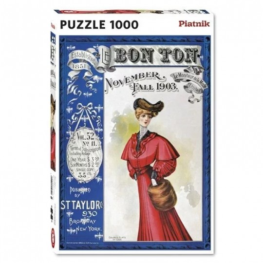 Puzzle Le Bon Ton, Magazine 1903 - 1000 pcs Piatnik - 3