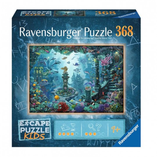 Escape puzzle Kids 368 pièces - Au royaume sous-marin Ravensburger - 1