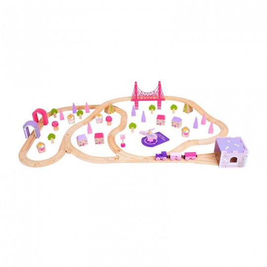 Coffret de train : Fairy Town - BigJigsToys BigJigs Toys - 1