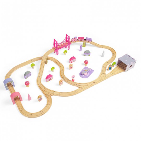 Coffret de train : Fairy Town - BigJigsToys BigJigs Toys - 4