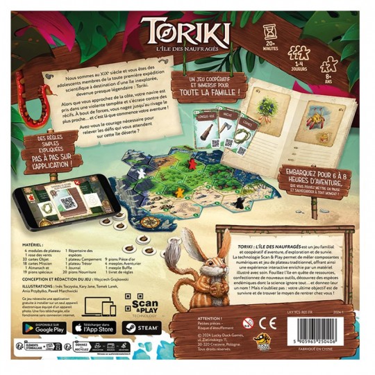 Toriki : L'île des Naufragés Lucky Duck Games - 3