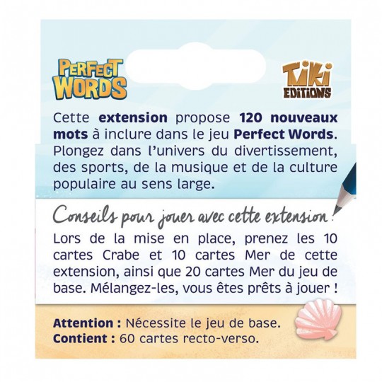 Perfects Words - Extension Divertissement Tiki Editions - 2