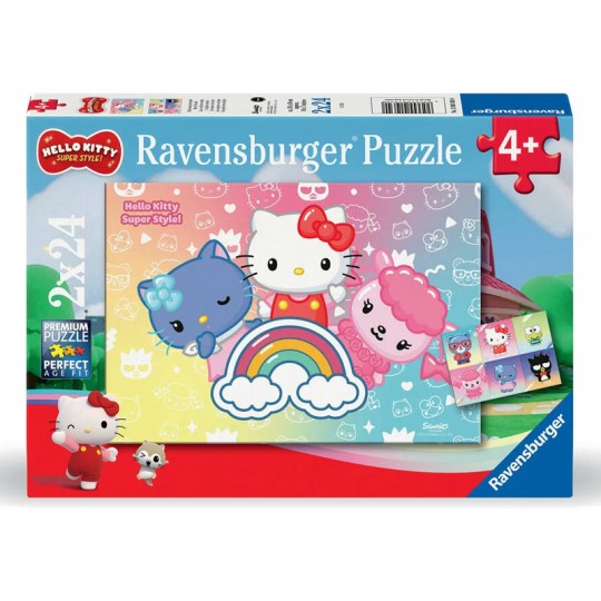 Puzzles 2x24 pièces - Les meilleurs amis / Hello Kitty Ravensburger - 1