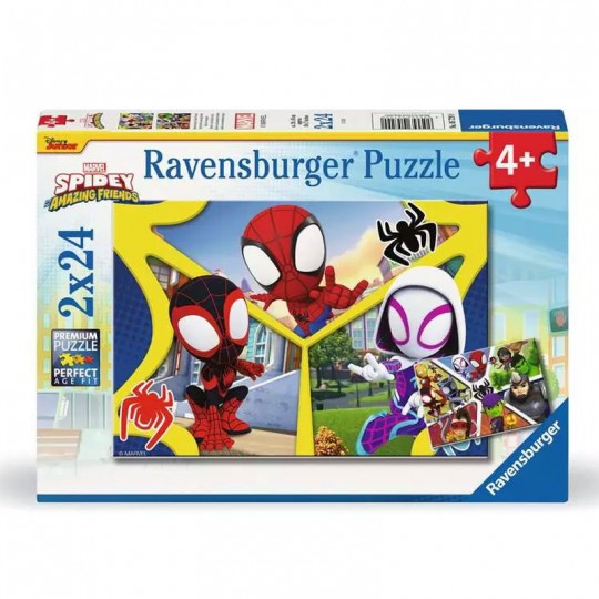 Puzzles 2x24 pièces - Spidey et compagnie / Spidey Ravensburger - 1