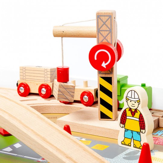 Coffret de train et table - BigJigsToys BigJigs Toys - 2