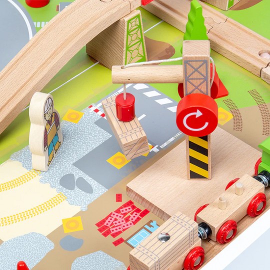 Coffret de train et table - BigJigsToys BigJigs Toys - 3