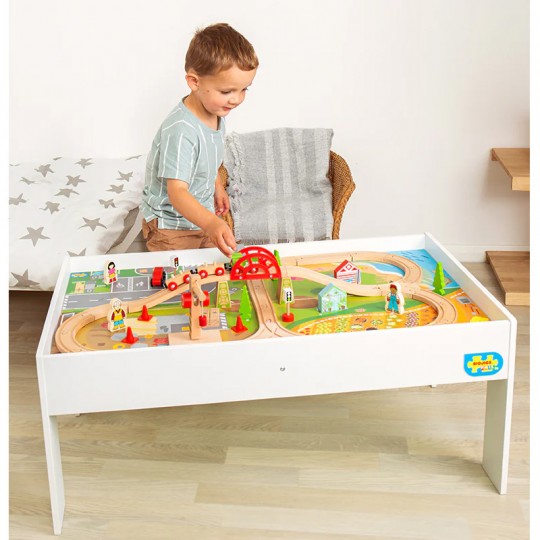 Coffret de train et table - BigJigsToys BigJigs Toys - 4