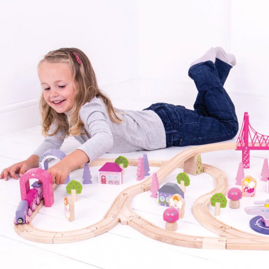 Coffret de train : Fairy Town - BigJigsToys BigJigs Toys - 2