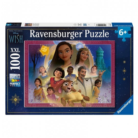 Puzzle 100 pièces XXL - Le royaume des souhaits / Disney Wish Ravensburger - 1