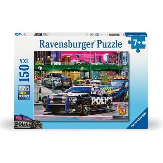 Puzzle 150 pièces XXL - Patrouille de police Ravensburger - 1