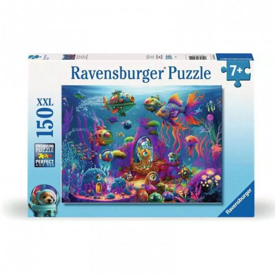 Puzzle 150 pièces XXL - Aliens sous l'eau Ravensburger - 1