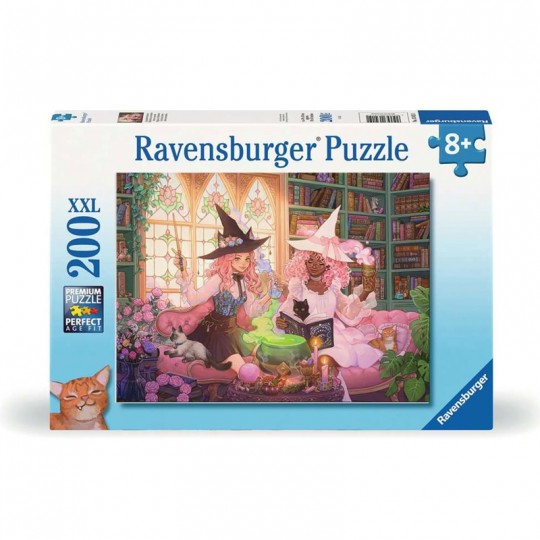 Puzzle 200 pièces XXL - Bibliothèque enchantée Ravensburger - 1