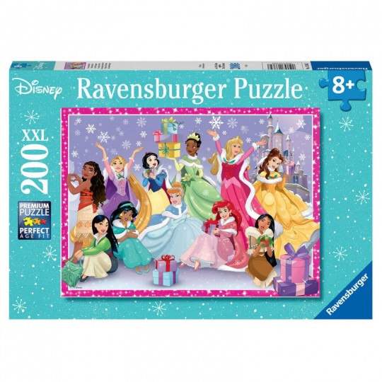 Puzzle 200 pièces XXL - Un Noël magique / Disney Princesses Ravensburger - 1