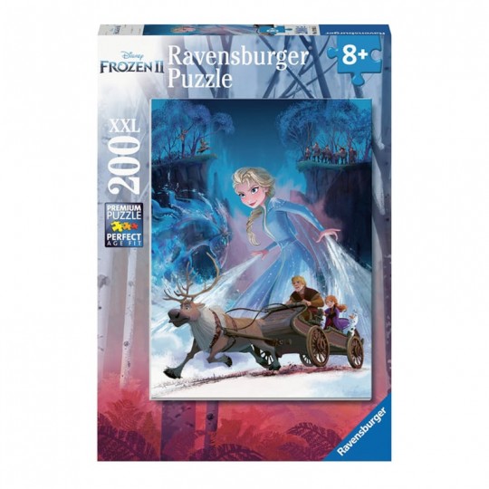 Puzzle 200 pièces XXL - La forêt mystérieuse / Disney La Reine des Neiges 2 Ravensburger - 1