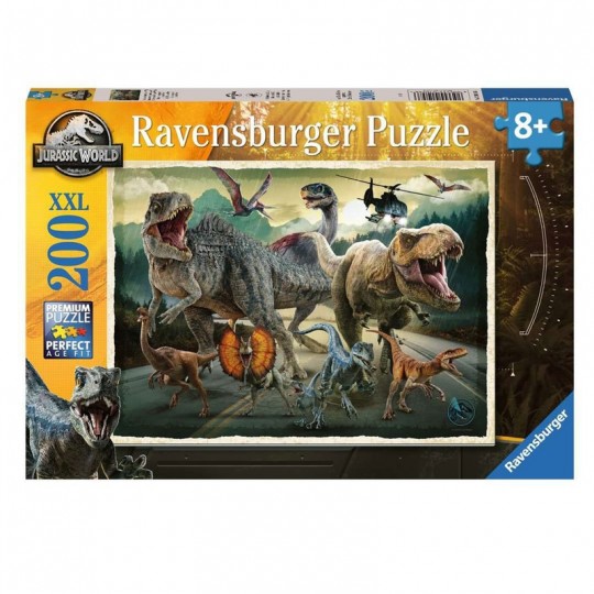 Puzzle 200 pièces XXL - L'univers de Jurassic World Ravensburger - 1