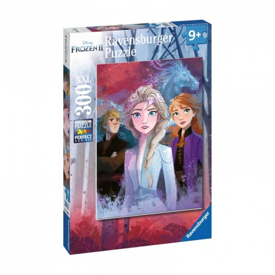 Puzzle 300 pièces XXL - Elsa, Anna et Kristoff / Disney La Reine des Neiges 2 Ravensburger - 1